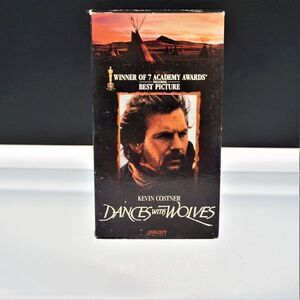 Dances With Wolves Vintage VHS Kevin Costner 1990 Orion Video